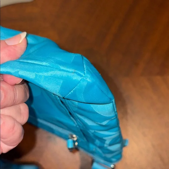 Coach  Getaway signature monogram jacquard  aqua blue Crossbody/shoulder bag - Picture 12 of 15